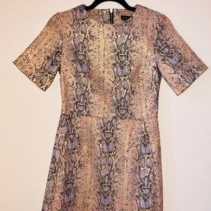 Like new Topshop Snakeskin Dress Size 4